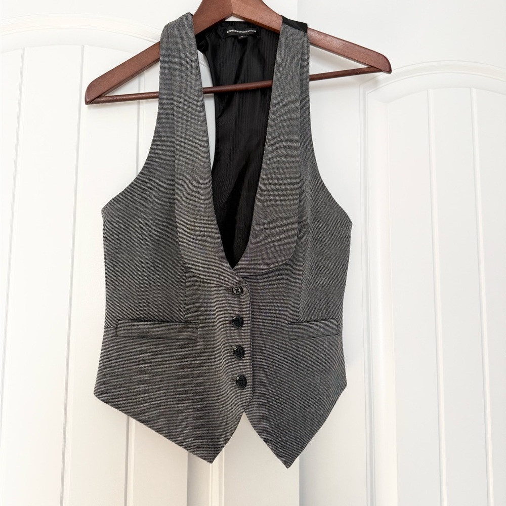 NWOT Express Women’s Gray Vest